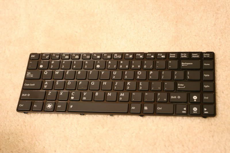 Tutorial How to install LED backlit keyboard to Asus U36 NotebookReview